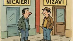 Banc: — Unde lucrezi? — Nicăieri!