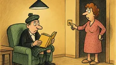 Banc: Scoțianul citește și stinge lumina