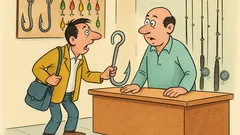 Banc: La magazinul de pescuit, urgent!