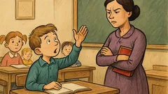 Banc: Doamnă învățătoare, pot fi pedepsit?