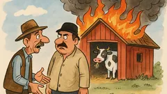 Banc: Ioane, vaca ta fumează?